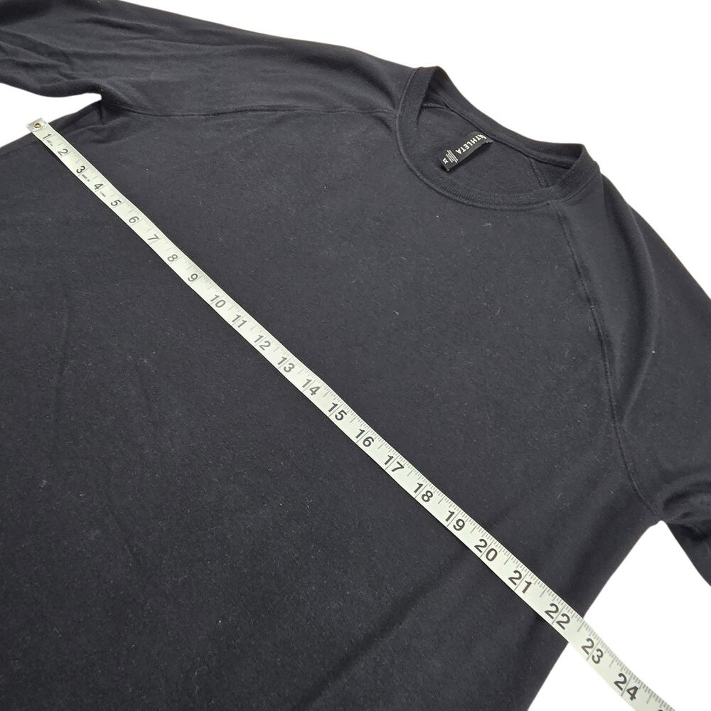 Athleta Mindset Sweatshirt Size 1X Black Soft Nirvana Knit #472751 - Picture 8 of 10